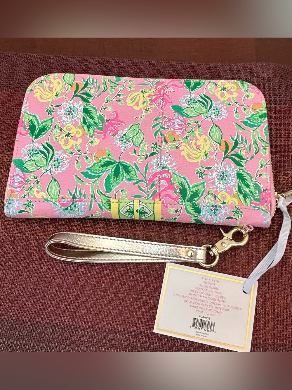 NWT Lilly Pulitzer Travel Passport Wallet - Picture 2 of 9